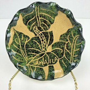 Frazers Ceramics Jamaica Pottery Trinket Plate - 5" Across